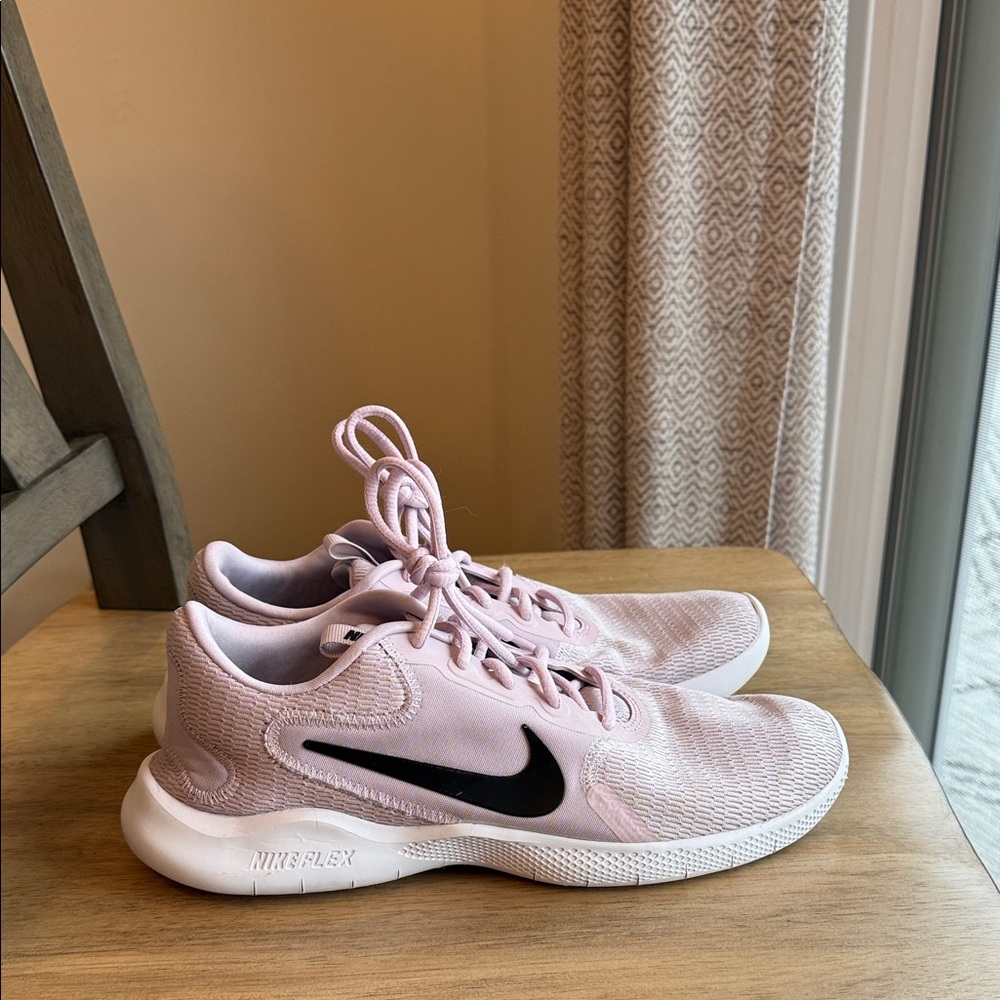 Nike Pink and Black Athletic Shoes